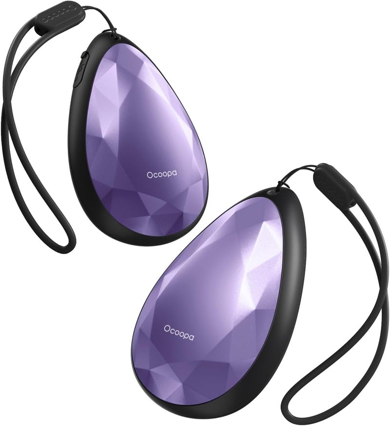 OCOOPA Women Rechargeable Hand Warmers 2 Pack, Portable, Stylish, Diamond-Shape Magnetic Electric Handwarmer, Reusable Pocket Heater, 2026 Tech Gifts for Christmas, Raynaud, Hiking, Camping, UT4 Rare - Image 1